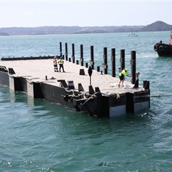 Auckland Ferry Terminal Pontoons